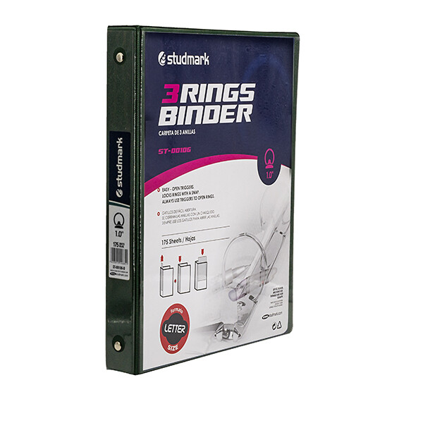 FOLDER ST-00106-D 3 ANILLOS 1PLG