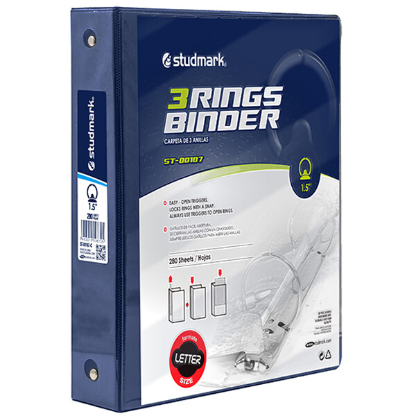 FOLDER ST-00107-C 3 ANILLOS 1.5PLG