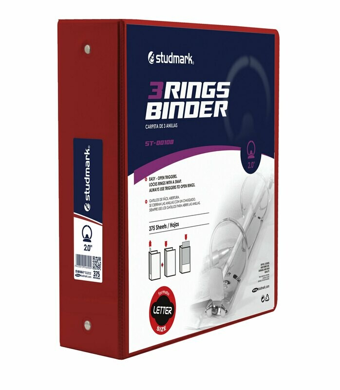 FOLDER ST-00108-B 3 ANILLOS 2PLG