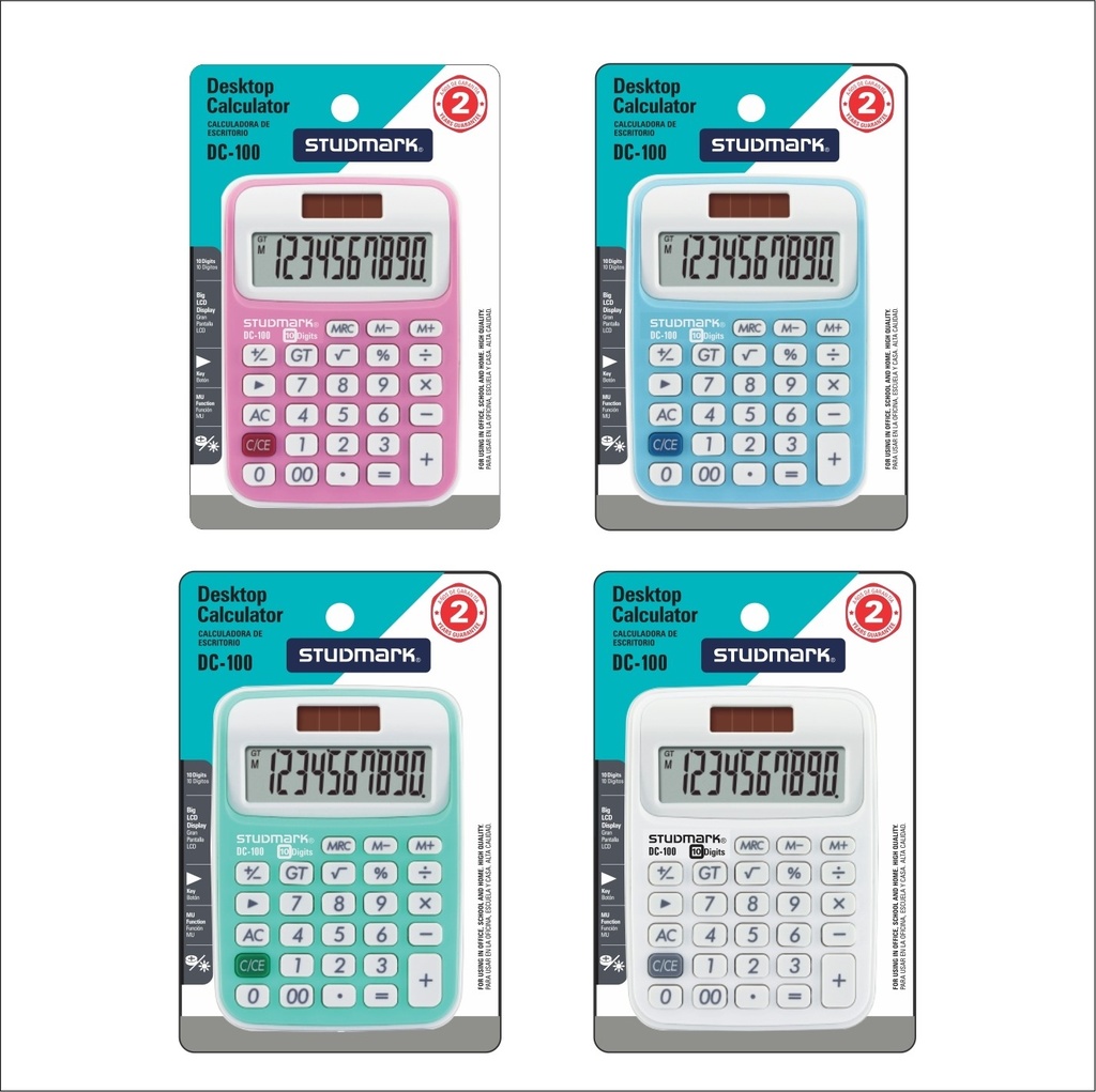 CALCULADORA ST-DC-100 12 DIG COL SURTIDA