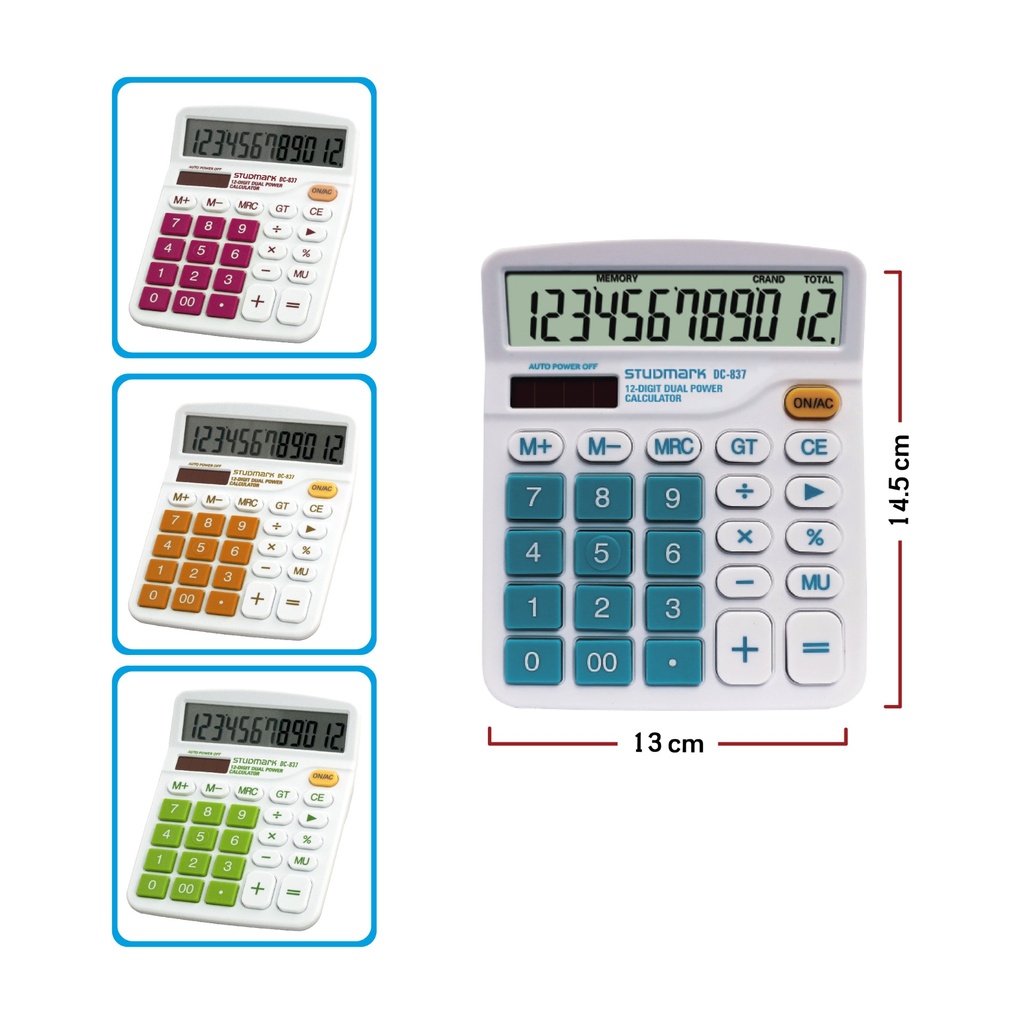 CALCULADORA ST-DC-837 12 DIG SU