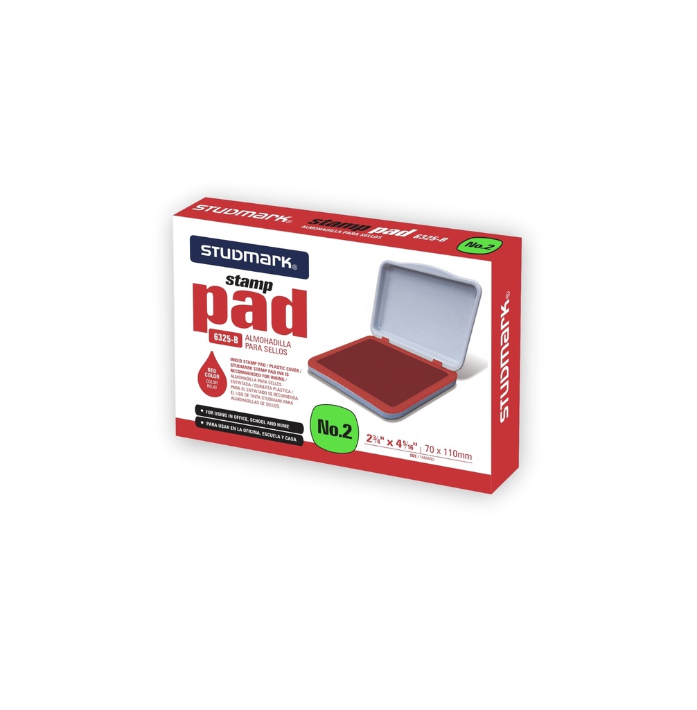 ALMOHADILLA ST-06325-B #2 C/TINTA RJ