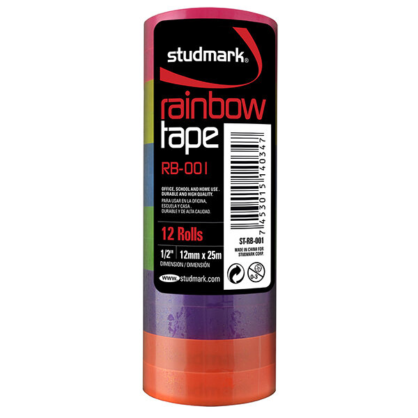 TAPE TRANS ST-RB-001 1/2X25 COLORES                         