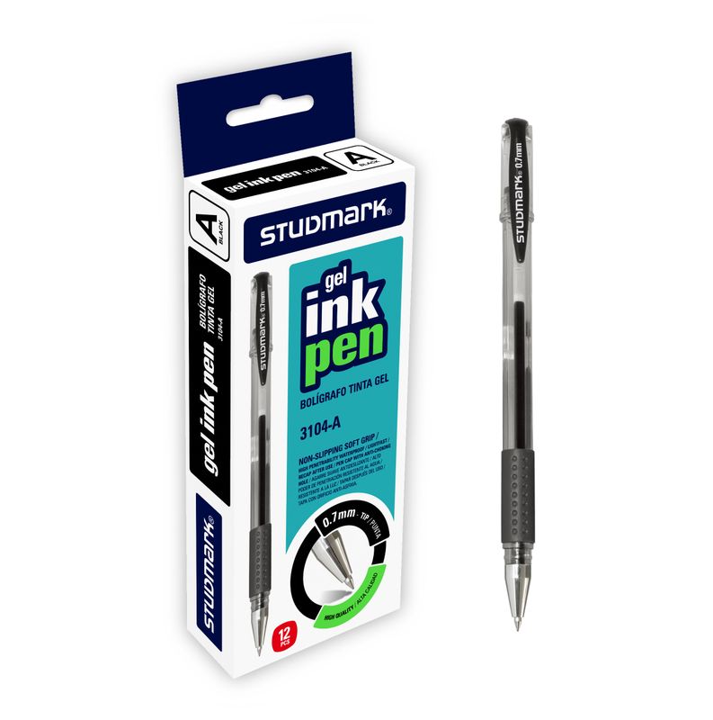 LAPIZ ST-03104-A GEL 0.7mm 12x1 NG