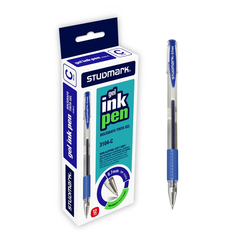 LAPIZ ST-03104-C GEL 0.7mm 12x1 AZ