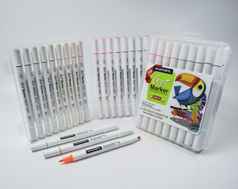 MARCADOR ART.ST-03975-18 BISEL-FINA PERM.18 COL             