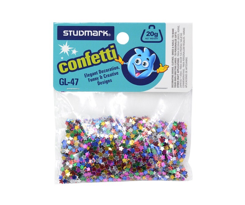 CONFETI ST-GL-47 METAL ESTRELLAS