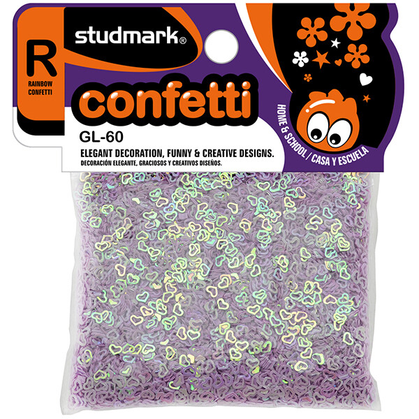 CONFETI ST-GL-60 ARCOIRIS CORAZONES