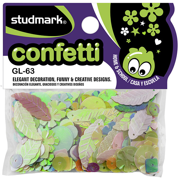 CONFETI ST-GL-63 PERLADO FLORES