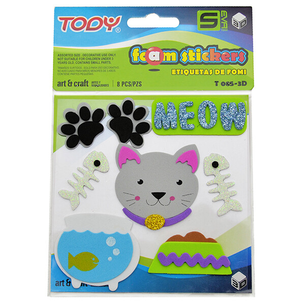 FOMI T085-3D ADHESIVO GATO