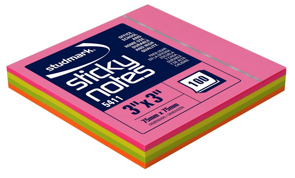 NOTAS ST-05411 3X3 NEON MULTI 100 HJS                       