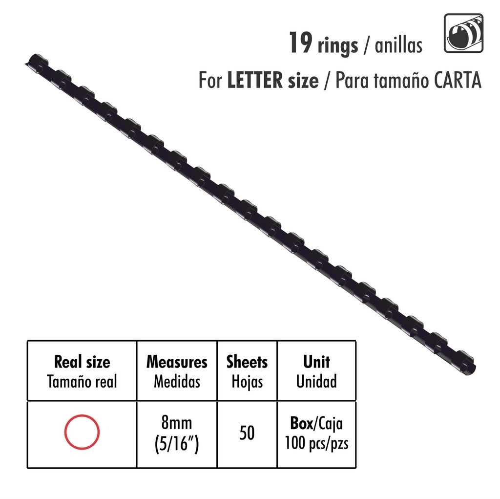 ANILLOS ST-07008-A P/ENC 5/16 100X1 40 HJS