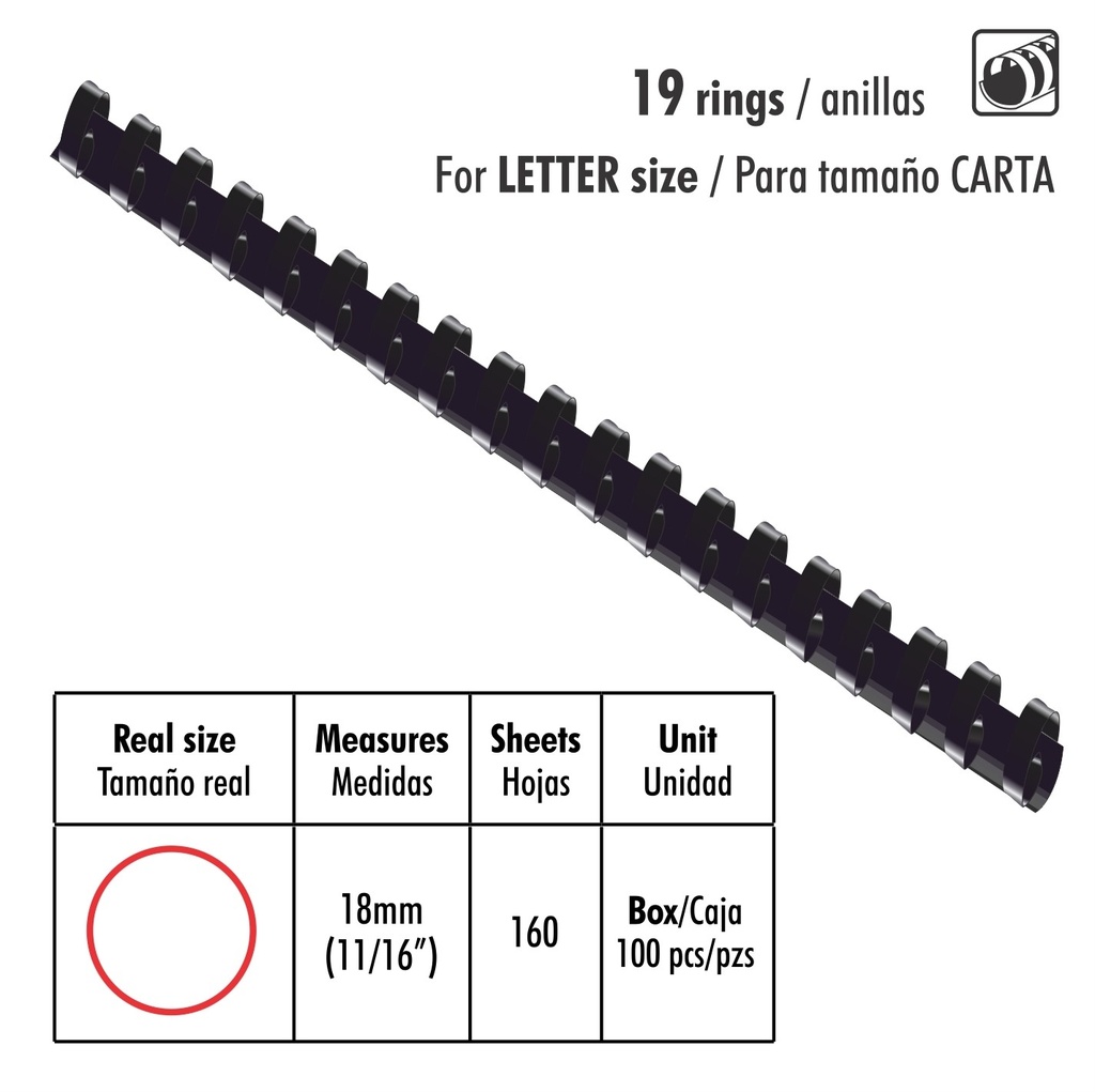 ANILLOS ST-07018 P/ENC 11/16 100X1 160 HJS