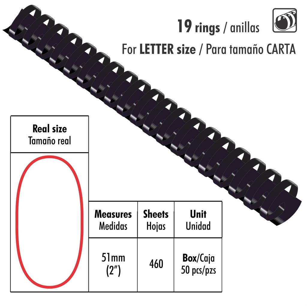 ANILLOS ST-07051 P/ENC 2PGS 50X1 460 HJS