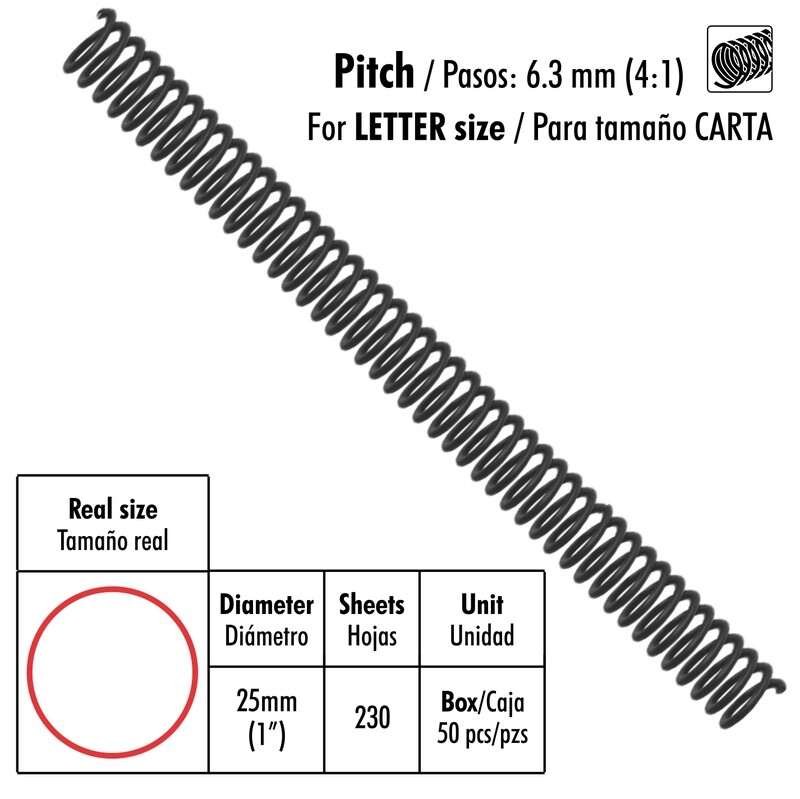 ESPIRAL ST-SP46-1-A 50X1 25mm