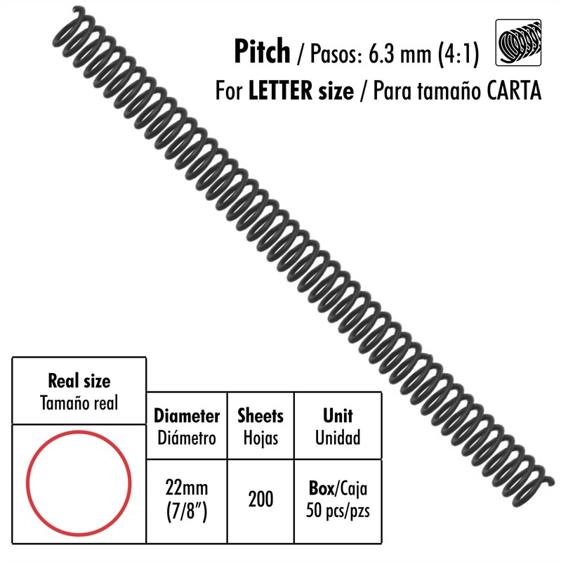 ESPIRAL ST-SP46-7/8-A 50X1 22mm