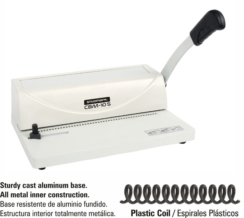 MAQ.ENCUADERNADORA ST-CBM-10S ESPIRAL                       
