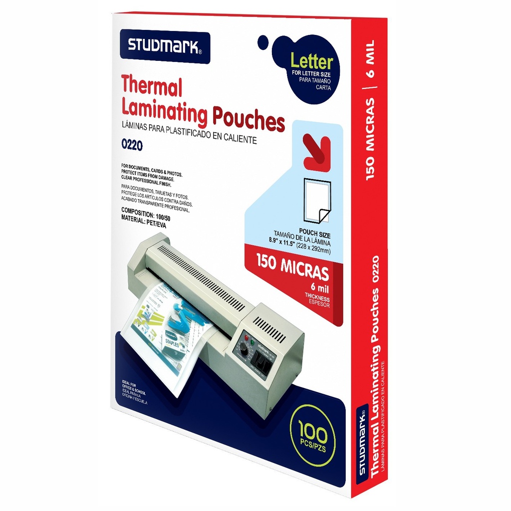 PLAST ST-00220 P/LAMINAR T/C 6MM 150MIC                     