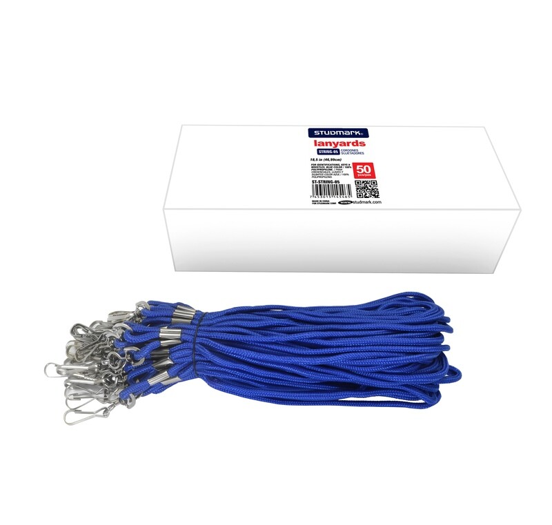 CLIPS ST-STRING-05 METAL CORD AZ P/CRED 50PZS