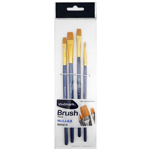 PINCEL ST-B202-4 #2-4-6-8 4 PZA 240XCAJA                    
