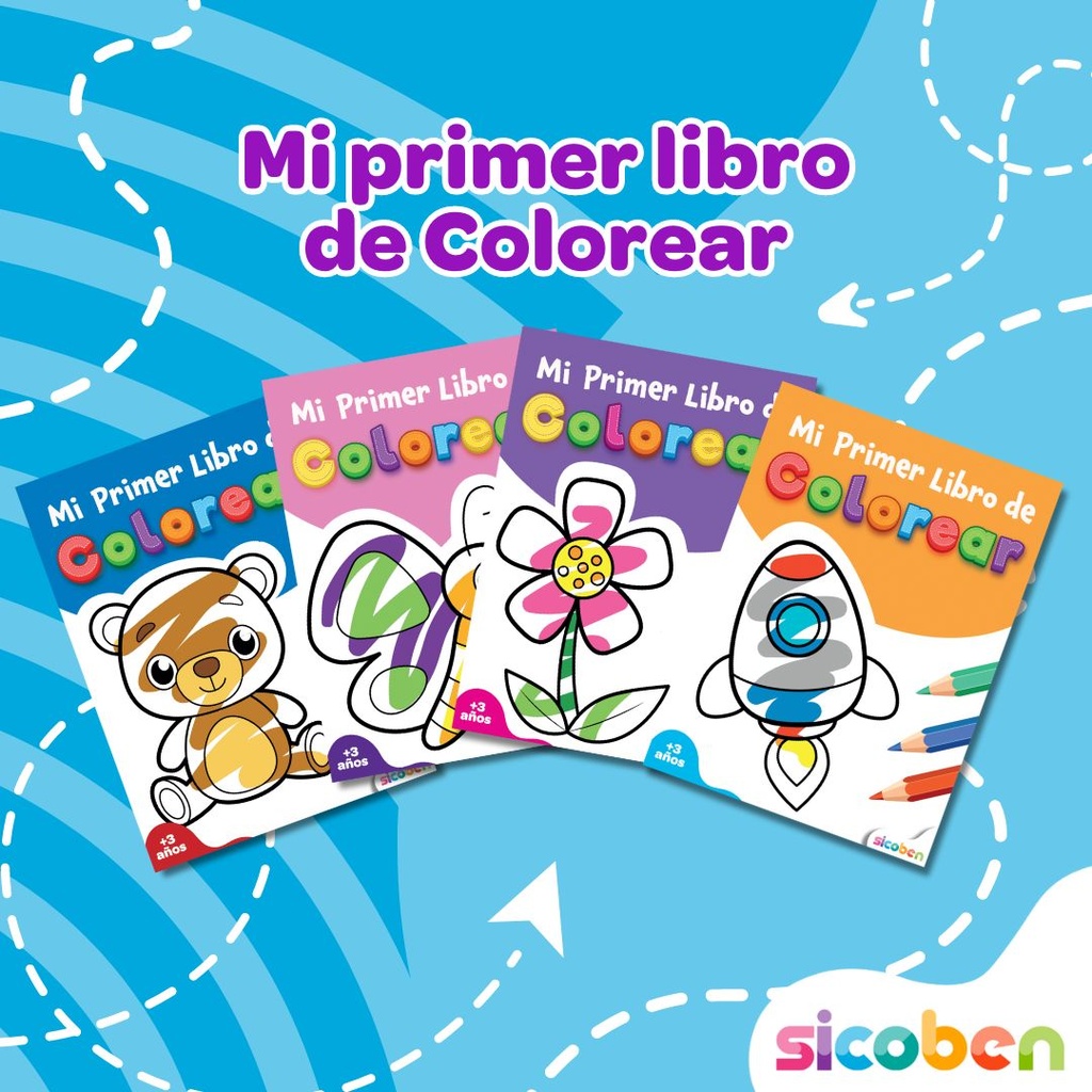 MI PRIMER LIBRO COLOREAR 4X1 229217