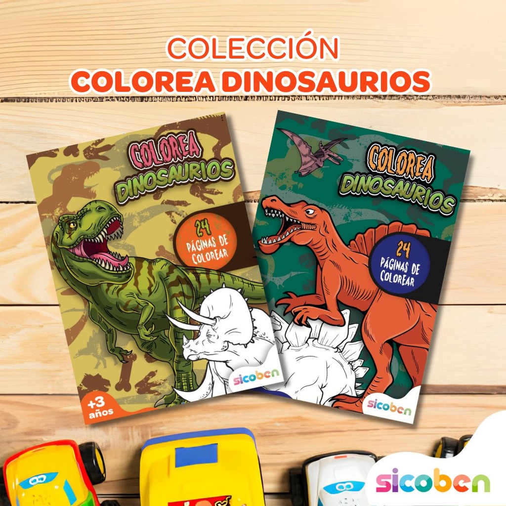 COLOREA CON DINOSAURIOS 2X1 254219