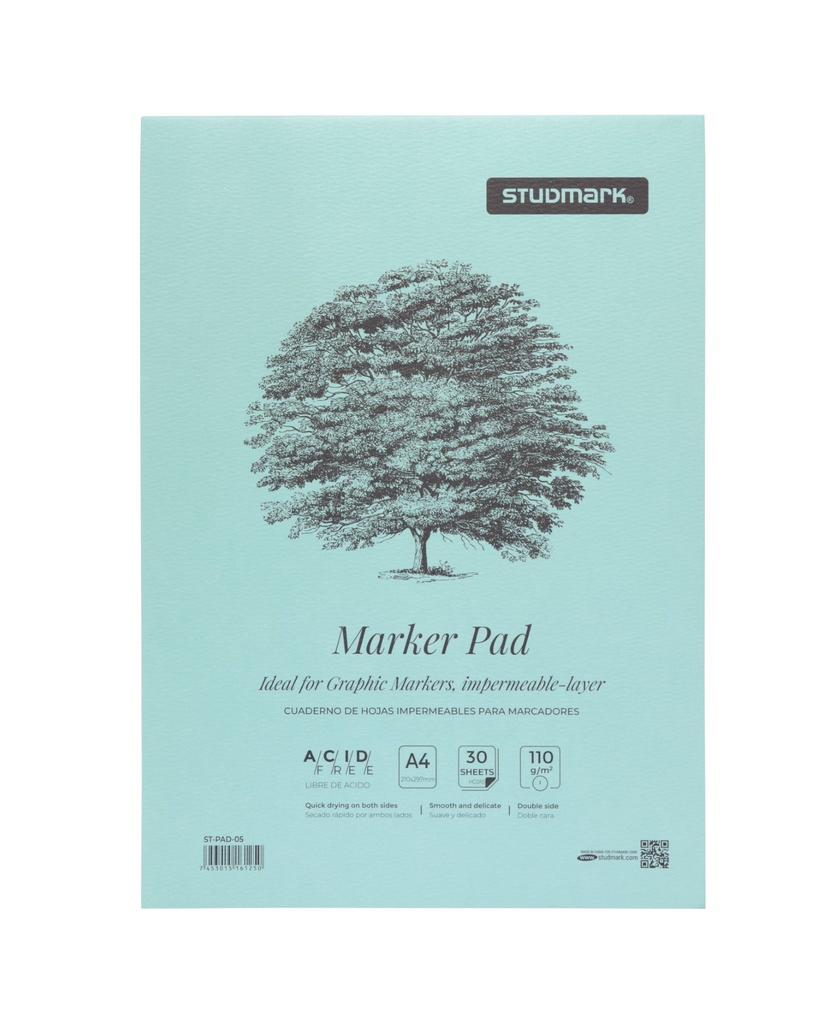 LIBRETA ST-PAD-05 P/MARCADORES A4 30HJS