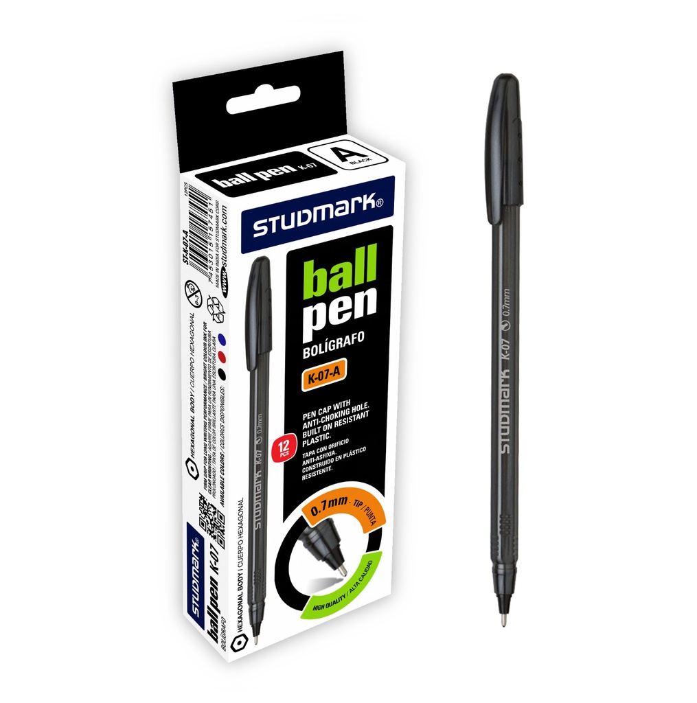 LAPIZ TINTA ST-K-07-A 0.7MM 12X1 NG