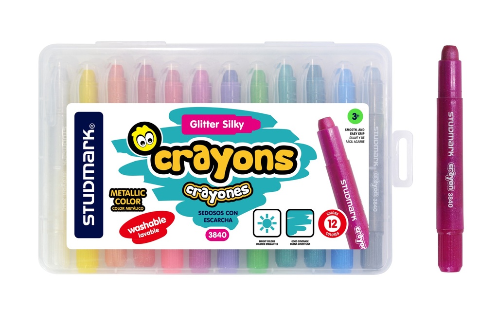 CRAYON ST-03840 ESCAR. ESTUCHE 12 COL