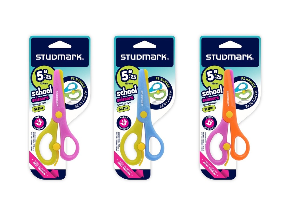 TIJERA ST-SC510 5.25" ESCOL MGO PLAST