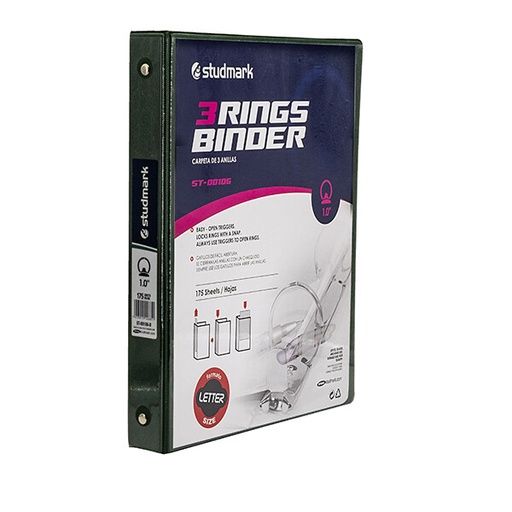 [00251] FOLDER ST-00106-D 3 ANILLOS 1PLG