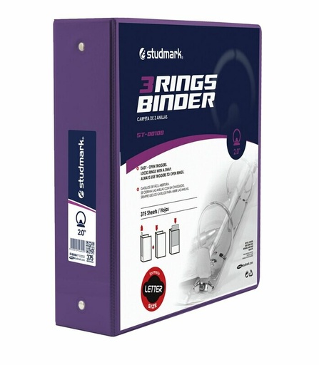 [00027] FOLDER ST-00108-V 3 ANILLOS 2PLG