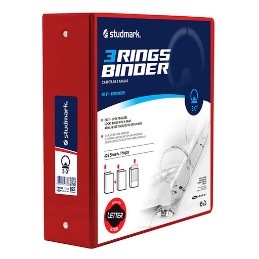 [03338] FOLDER ST-00109-B 3 ANILLOS 3PLG