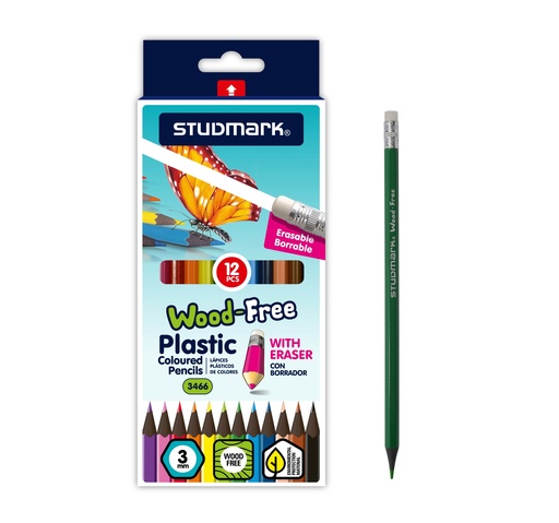 [04159] COLOR ST-03466 PLASTICO LARGO 12X1 C/BORRADOR