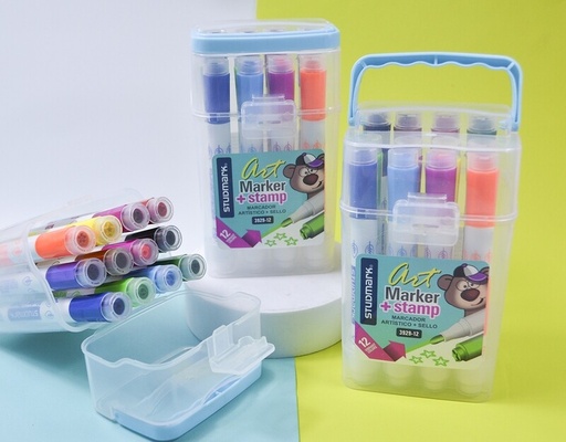 [04164           ] MARCADOR ART.ST-03929-12 BOLA-SELLO AGUA 12 COL             