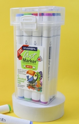 [04169           ] MARCADOR ART.ST-03971-12 BISEL-FINA PERM.12 COL             