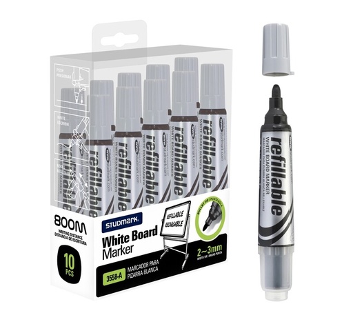 [01773           ] MARCADOR ST-03558-A P/PIZ RECARGABLE NG 10X1                