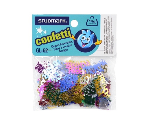 [02425] CONFETI ST-GL-62 FELIZ CUMPLEAÑOS