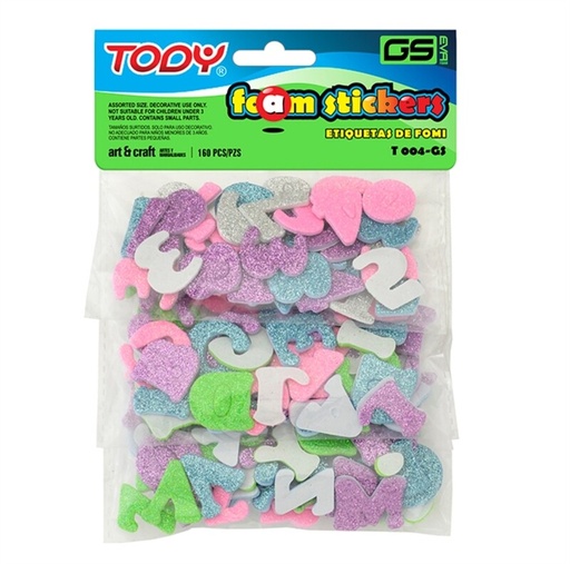 [02341] FOMI T004-GS ADH ESCARCHA LETRAS Y NUM