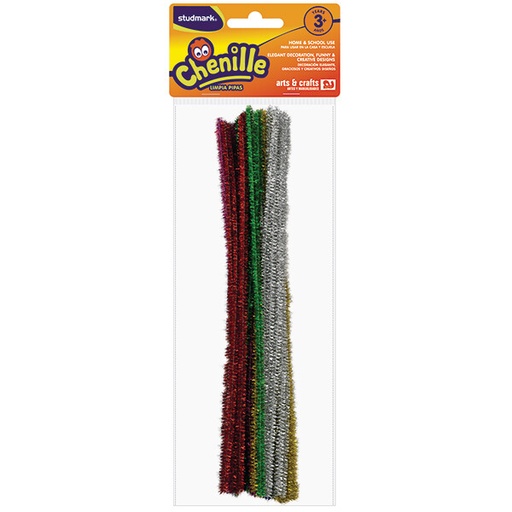 [02703           ] LIMPIA PIPA ST-CH6-03G ESCARCHA 40 PZA                      