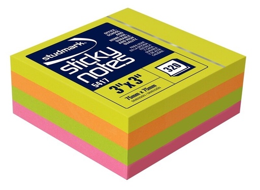 [00617           ] NOTAS ST-05417 3X3 NEON MULTI 320HJS                        