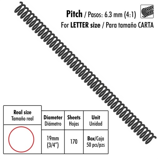 [03105] ESPIRAL ST-SP46-3/4-A 50X1 19mm