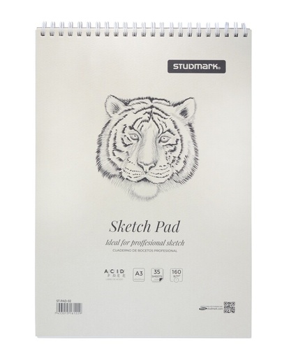 [04388] LIBRETA ST-PAD-02 BOCETOS CARBON A3 35HJS