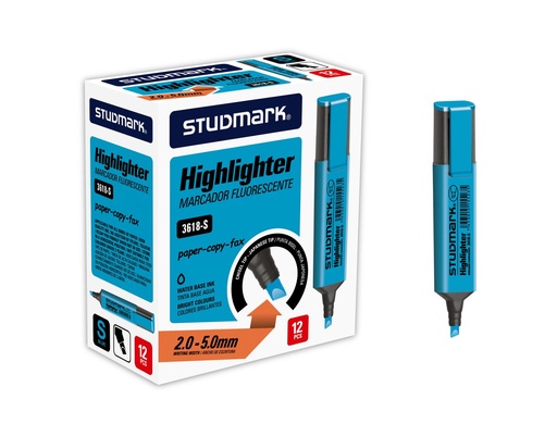 [04473] RESALTADOR ST-03618-S AZ 12X1 RECT