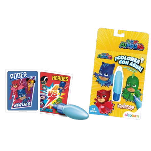 [04552] COLOREA CON AGUA PJ MASK 1X1 015070
