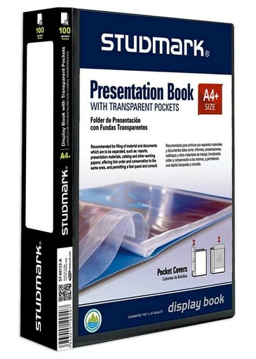 [04759] FOLDER ST-00122-A A4 C/100 FUNDAS 24X1